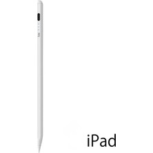 Bix SP03 Stylus Pen Manyetik Eğim Sensörlü Avuç Içi Engelleme Özellikli iPad Çizim ve Tasarım Için Tablet Kalemi Beyaz
