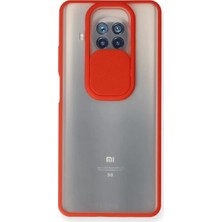 TeknoKapsül 10T Lite Kılıf Palm Buzlu Kamera Sürgülü Silikon - Kırmızı