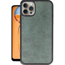 TeknoKapsül Iphone 15 Kılıf Aras Deri Kapak - Koyu Yeşil