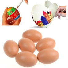LRS Store Plastik Sahte Tavuk Yumurtası Boyanabilir Yumurta Eğitici Yumurta Seti