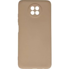 TeknoKapsül Redmi Note 9 5g Kılıf Nano Içi Kadife Silikon - Bej