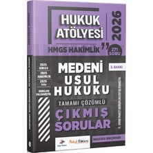 Dizgi Kitabevi Dizgi Kitap 2026 Hukuk Atölyesi Hmgs Hakimlik Medeni Usul Hukuku Çıkmış Sorular