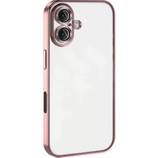 TeknoKapsül Iphone 16 Kılıf Lensli Silikon - Pembe