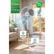 Kiwi KFAN-7417L Standlı Vantilatör | 3 Kademe & Salınım & 70 cm Stabil Taban
