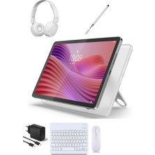 Lenovo Tab M10 4gb 128GB 10.1" Tablet+Kılıf+Klavye+Mouse+Kulaklık+Şarj Aleti