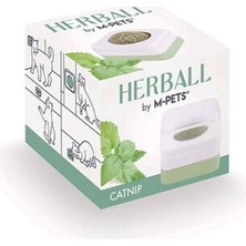 TeknoKapsül Bitkisel Catnip Topu Yeşil 4,5x4,5x4,7 cm