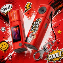 İdragon G10 Mini Kamera Anahtarlık Kamerası Taşınabilir Retro Dijital Fotoğraf Makinesi Tft Ekranlı