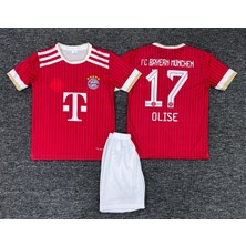 Rodak Spor Olise 17 Bayern Münih Yeni Sezon 2026/27 Sezon Şortlu Çocuk Forması
