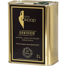 S.S. Foça Fokoop Doğal Ürünler Tarımsal Kalkınma Kooperatifi ESKİDEN Erken Hasat Soğuk Sıkım Naturel Sızma Zeytinyağı 2 Lt