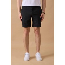 Braccas Erkek Siyah Jogger Fit Şort