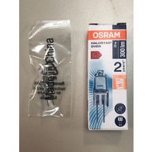 10 Adet Osram  64428 Oven 12V 20W G4 Halolen Lamba