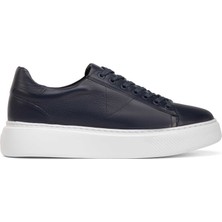 Tergan Four Season Tergan Lacivert Hakiki Deri Erkek Sneaker - E4MEAY057784-A31