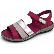 Patron Shoes Ortopedik Tabanlı, Ayarlanabilir Bantlı, Günlük Rahat Yazlık Kadın Sandalet