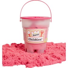 ChildGen Kinetik Kum 500 Gram - Pembe - Kova