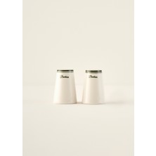 Bella Maison Bonheur Porselen Tuzluk-Biberlik Seti Yeşil (8 Cm)