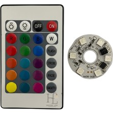 Hazar Led 5 Volt Rgb Ir Kumandalı Yuvarlak Pcb Set