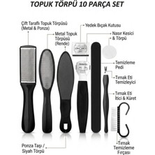 Empressco Gala Smart Profesyonel Topuk Törpü 10 Parça Set Ponza Taşı Nasır Kesici Tırnak Eti Bakım Pedikür Seti - Fiyatı, Yorumları