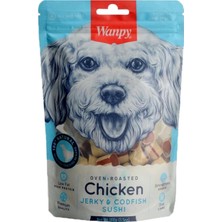 Wanpy Tavuklu ve Morina Balıklı 100 gr Köpek Ödül Maması Yüksek Proteinli Doğal İçerik
