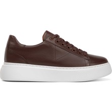 Tergan Four Season Tergan Kahverengi Hakiki Deri Erkek Sneaker - E4MEAY057784-A24