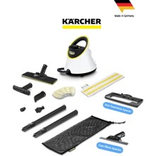 Karcher Sc 2 Deluxe Home Kit,fayans, Cam ve Sert Zeminler Için Hızlı Isınan, Güçlü Buharlı Temizleyici – Doğal, Ekonomik ve Etkili Hijyen