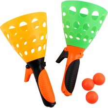 Dostoys Catch Ball Fırlat Yakala Sepetli Top Oyunu Seti 2 Aparat 3 Top 8982
