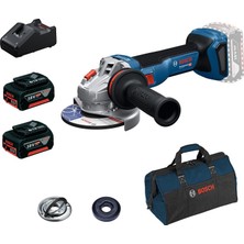 Bosch Gws 18V-11 2X4.0AH Çift Akülü Taşlama