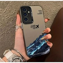 Powerfox Samsung S23 Fe Uyumlu Dağ Baskı Desen Darbe Emici Telefon Kılıfı MK01A