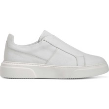 Tergan Four Season Tergan Beyaz Hakiki Deri Erkek Sneaker - E4MEAY057783-B69