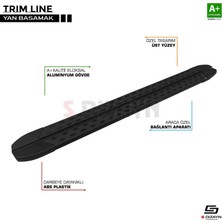 S-Dizayn Mercedes-Benz Cıtan K.ş. 2008- 193 cm Trim Line Siyah Yan Basamak