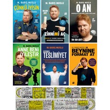 Doğan Kitap M. Barış Muslu 6 Kitap Set / Çünkü Iyisin - Zihnimi Aç - O An - Anne Beni Iyileştir - Gecikmeli Teslimiyet - Beynine Format At + Özel Cetvel