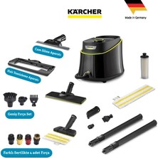 Karcher Sc 3 Deluxe Easyfix Plus Set 1900W 3.5 Bar Hızlı Isınan Buharlı Temizlik Makinesi - LED Göstergeli Kireç Çözücü Kartuşlu Kesintisiz Temizlik Imkanı-Kimyasalsız %99.99 Bakteri Öldürücü Etkili