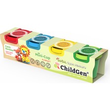 ChildGen 65 gr 4'lü Mini Cup Ana Renkler Seti