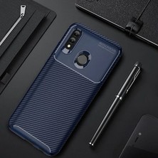 Huawei P Smart 2019 Kılıf Karekarbon Desenli Şık ve Dayanıklı Torvex Premium Silikon Kapak