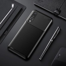 Huawei P20 Pro Kılıf Karekarbon Desenli Şık ve Dayanıklı Torvex Premium Silikon Kapak