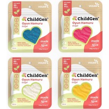 ChildGen Ecopack Refill 4'lü Simli Oyun Hamuru Set