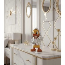 Nexo Dekoratif Duck Küçük Heykelcik Gümüş Renk