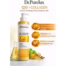 Dr. Purelux 250 ml Q10 Coenzyme + Collagen İçeren Sıkılaştırıcı Vücut Bakım Jeli Tüm Cilt Tiplerine Uygun