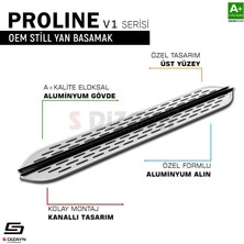 S-Dizayn Honda Hr-V 2021- 173 cm Proline V1 Oem Stili Yan Basamak