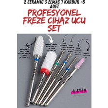 Empressco Coscelia Profesyonel Protez Tırnak Çıkarma ve Manikürist Freze Cıhaz Ucu Seti 6 Adet Favori Uc - Fiyatı, Yorumları