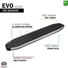 S-Dizayn Chery Omoda5 2022- 183 cm Evo Chrome Yan Basamak