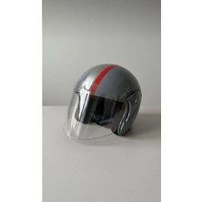 Motopya Yarım Kask Açık Motosiklet Kaskı Yarım Kasklar 59-60CM L Beden Kask Kırılmaz Ekonomik Kask