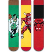 Bidigago Basketbol Desenli Unisex Çorap Seti