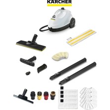 Karcher Buharlı Temizleyici Sc 2 Easyfix Full-Set+Cam Başlığı 21 Parça Temizlik Seti