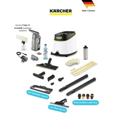 Sert Zeminler Için Kolay Temizlik Sc 3 Deluxe Buharlı Temizlik Makinesi -Karcher Cam ve Seramik Temizleme Makinesi