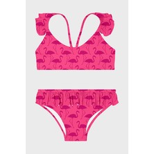 Slipstop Almina Junior Desenli Upf 50+ Korumalı Çabuk Kuruyan Bikini Kız Çocuk Bikini SB2611000107