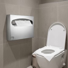 Neva Paslanmaz Klozet Kapak Örtücü Dispenseri - Kağıt Verici Dispenser
