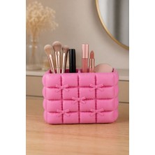 Nova Print Fiyonk Detaylı Puffy Masaüstü Organizer – 3D Baskı Makyaj ve Kalemlik Düzenleyici