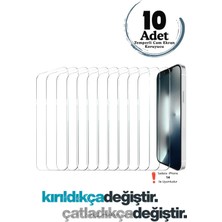 Evax 10 Adet iPhone 14 Uyumlu Temperli Hd Cam Ekran Koruyucu
