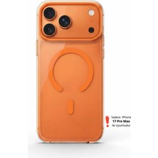 Evax [renkli Ic] iPhone 17 Pro Max Uyumlu Animasyonlu Lansman Renkli Sert Mika Sararmaz Magsafe Fit Kılıf