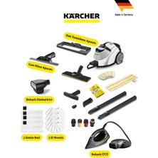Karcher Sc 5 Easyfix Iron Premıum Pack Buharlı Temizleyicisi-Kimyasal Gerektirmez — Sadece Musluk Suyu ile Çalışır
